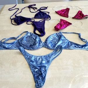 Three Thong Bikinis